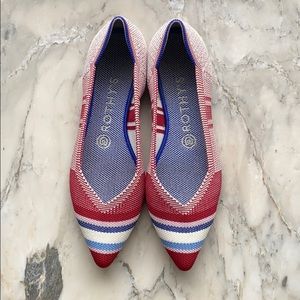 Rothy’s Varsity Stripes women’s flats.